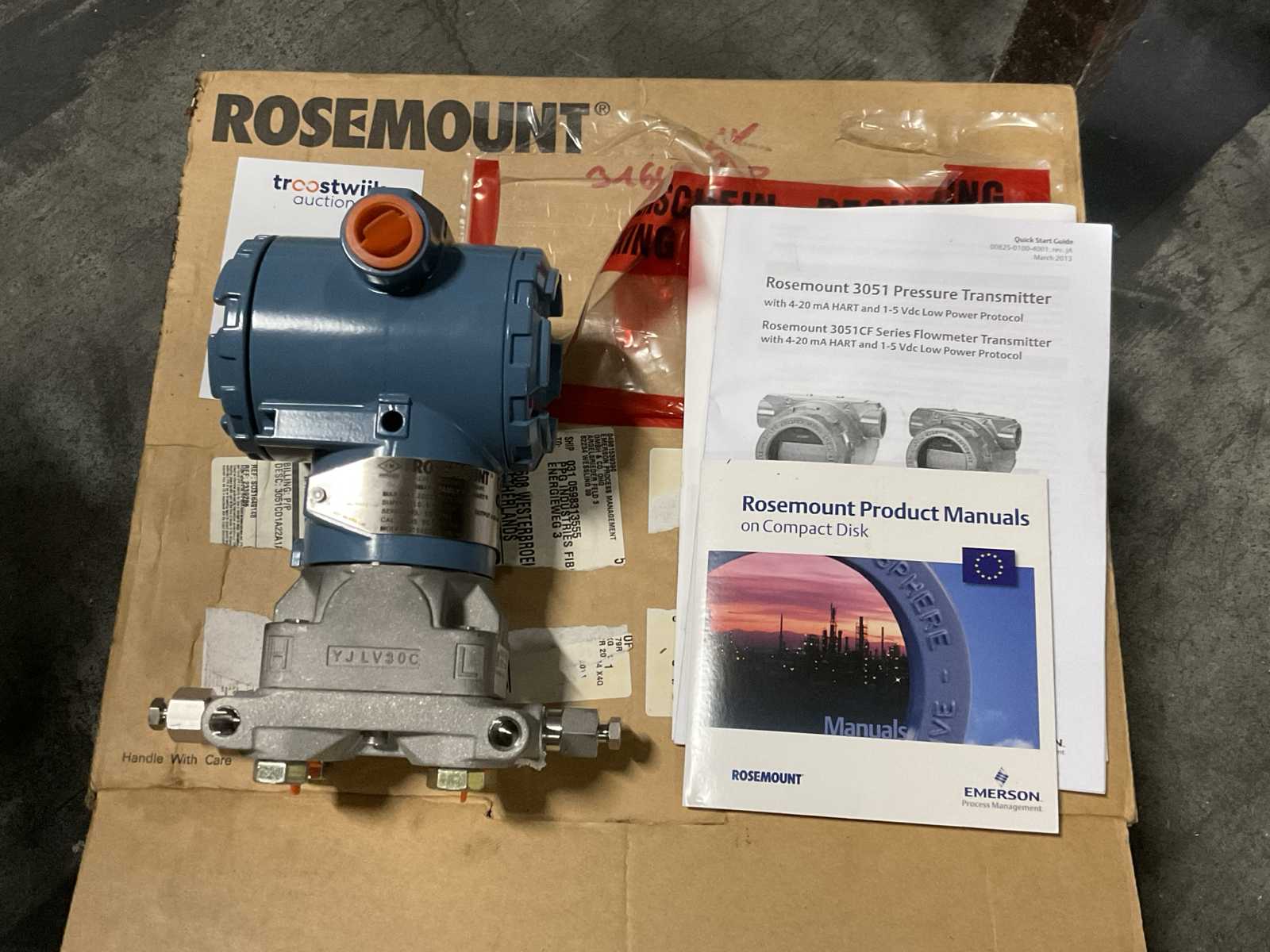 Rosemount 3051 Pressure Transmitter By