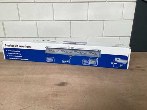 Scarico doccia Differnz in acciaio inox 90 cm (2x)