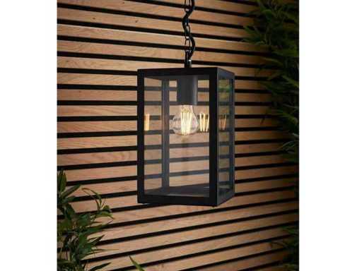 4 x Venezia lampe pendante d’extérieur noire