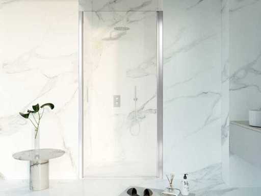 Fortifura Galeria Swing Door 90x200 facile à nettoyer chrome anti-lime sw1122485