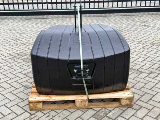 Poids avant, « 1100 kg »