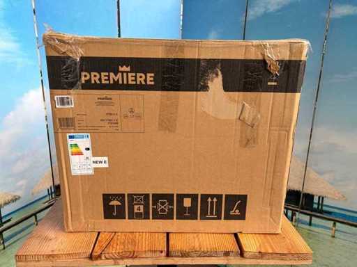 Premiere / Amica KH 17801-1 E Okap kuchenny, 60 cm, stal nierdzewna, powrót