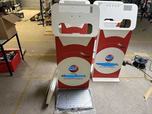 ViewSonic - VSD243-BKA-EV0 - Complete montagekioskset met nieuwe touchscreens en ticketprinters (4x)