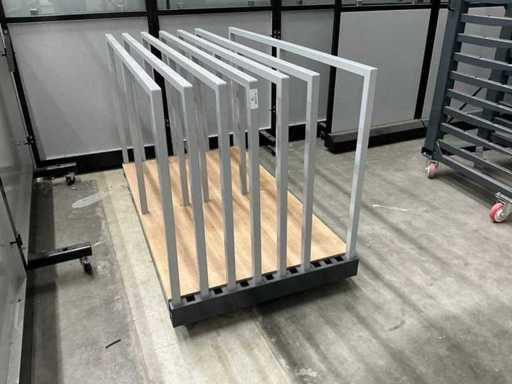 Romias Mobile Steel Plate Rack