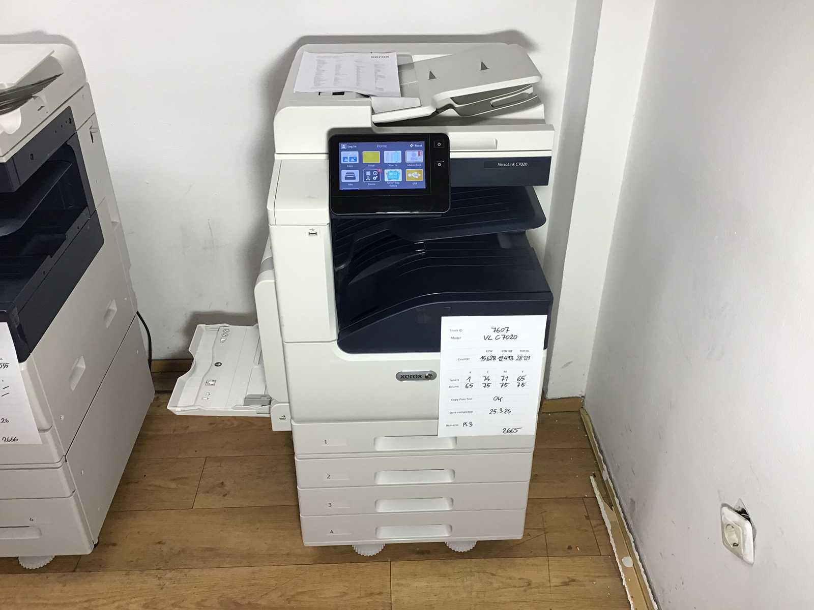 Xerox - 2022 - Very small meter, hardly used! - VersaLink C7020