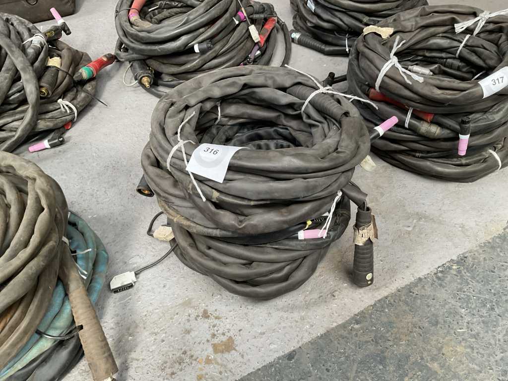 TIG welding cable with torch (5x)