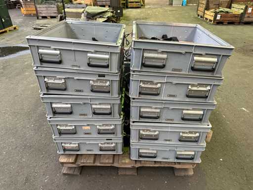 Caisse empilable en plastique