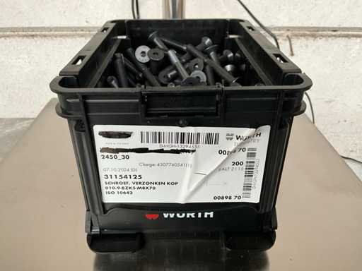 Würth 5,69 kg Senkkopfschraube im stapelbaren Gebinde