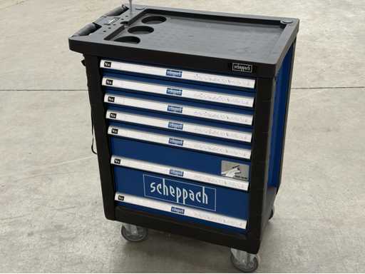 SCHEPPACH TW1000 Werkstattwagen mit Inhalt