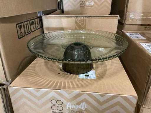 Lot Coco Maison Amalfi Cakestand H10xD30cm (46x)