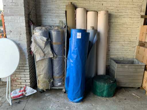 Rouleaux de plastique et de toile (12x)