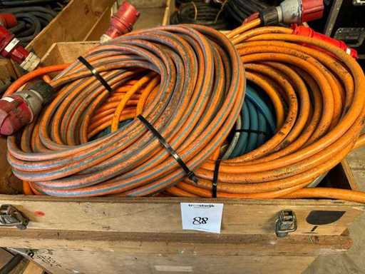Partij Krachtstroom kabels 32Ampere 5G4 400 volt