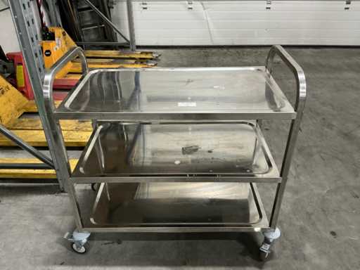 Stalowy wózek serwuj?cy