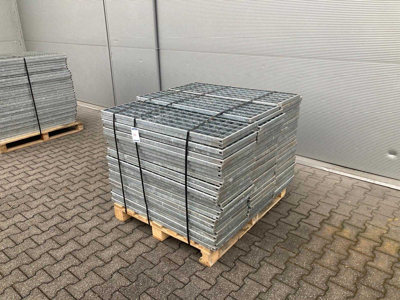 Steel slatted floor 1100x395mm (80x)