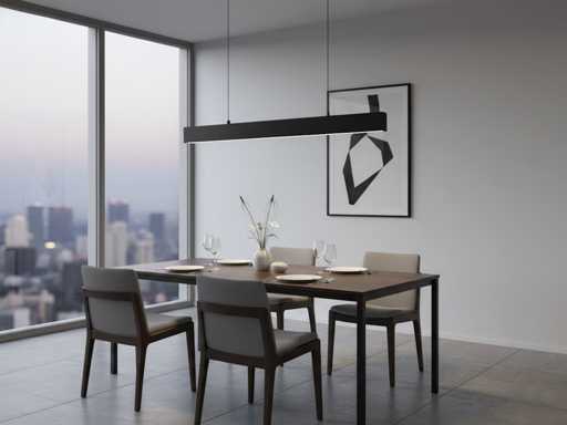  120cm Linear Hanglamp 40W LED met 3 kleur licht (4x)