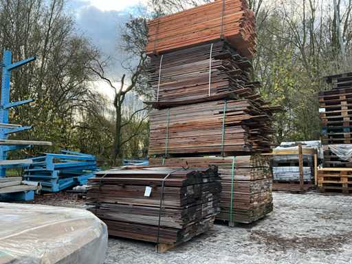 Partij tuinplanken 1.5x15 cm