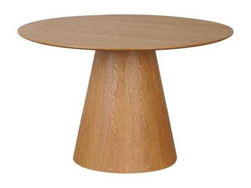 fonQ – Kegel-Esstisch – Leichte Eiche – Esstisch