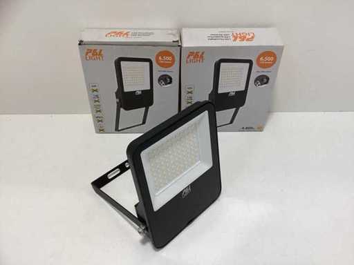 (2x) Lampe de chantier P&L LED - 6500 lm