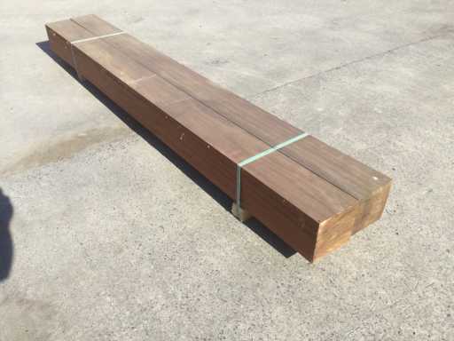 Balken Padouck 2750 x 195 x 195 mm (2 x)