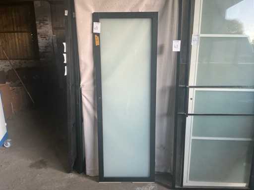 Porte intérieure aspect acier 68x197cm