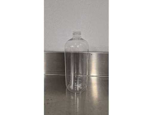  FLACON BOSTON PET 500 ML TRANSPARENT 24/410 Lot de flacons Boston PET transparents 500 ml