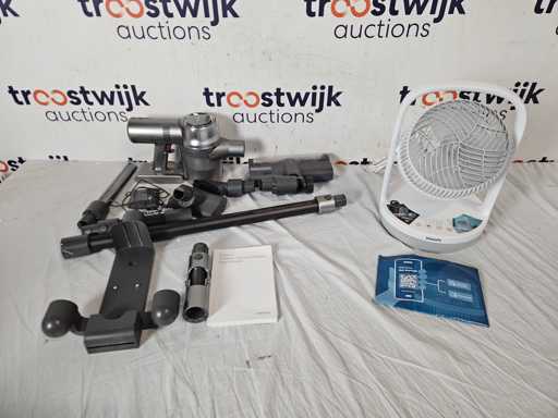 Dreame V12 - Steelstofzuiger - Zakloos - Grijs + Phillips Table Fan 2000 series