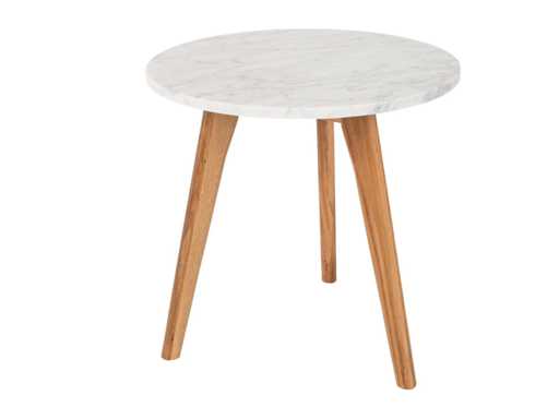 Table d’appoint Zuiver en pierre blanche M (2x)