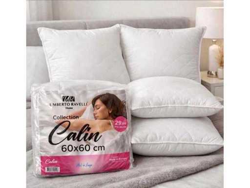 Set aus 4 Memory-Schaum-Kissen 60x60 Neu im Blisterpack