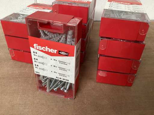 Fischer 60555 assortibox schroeven en pluggen (36x)