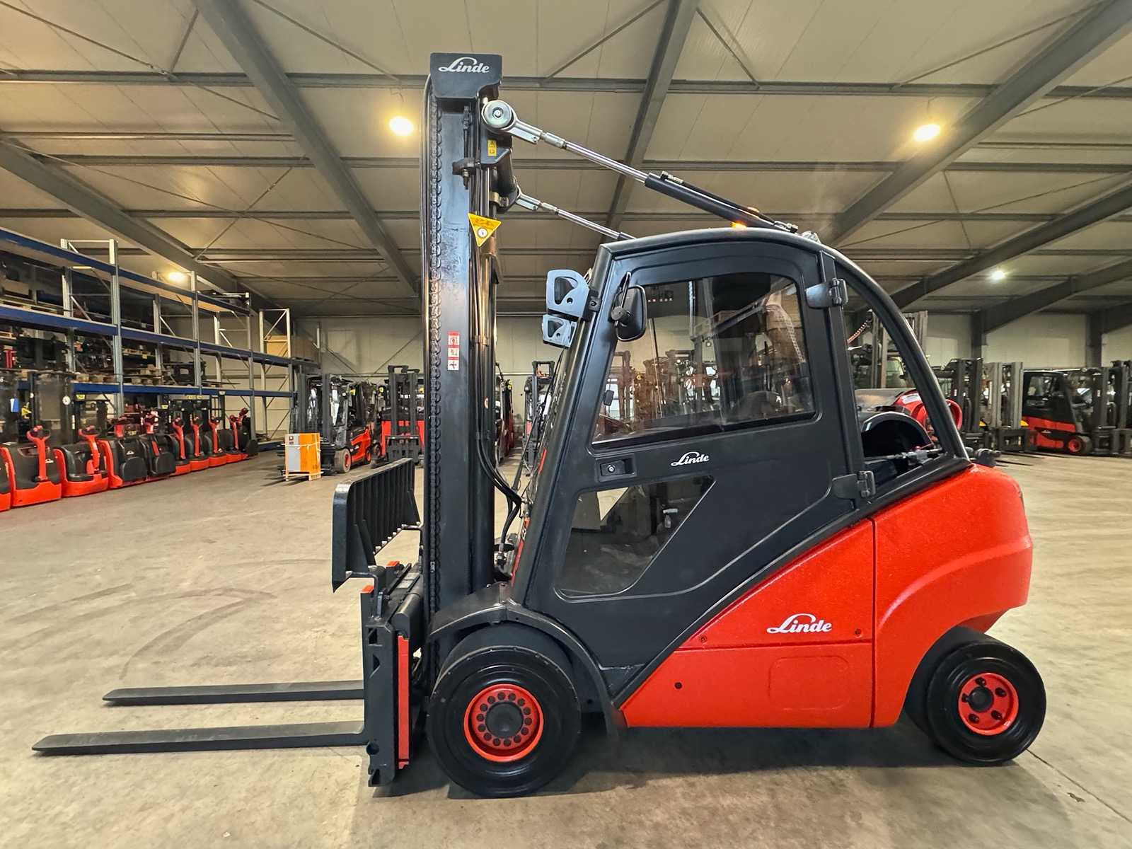 2006 Linde H30T 3.000kg 3.+4. Valve Fork Adjuster + Sideshift Gas Forklift Forklift