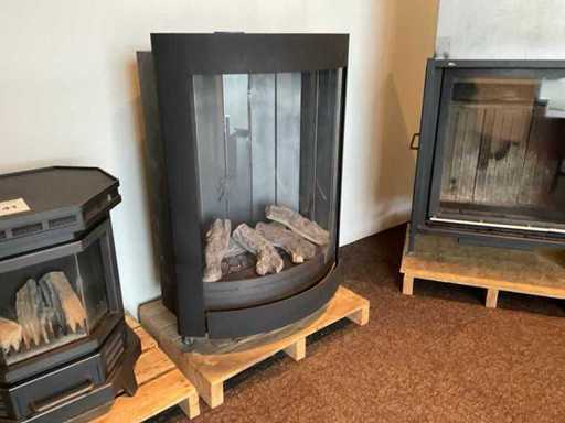 Eingebauter Gaskamin