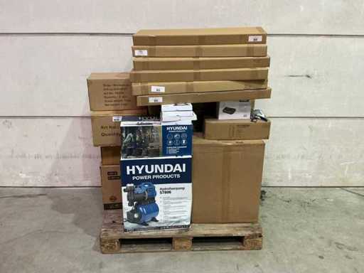 Hyundai - Lotto di utensili elettrici/utensili da giardino/accessori