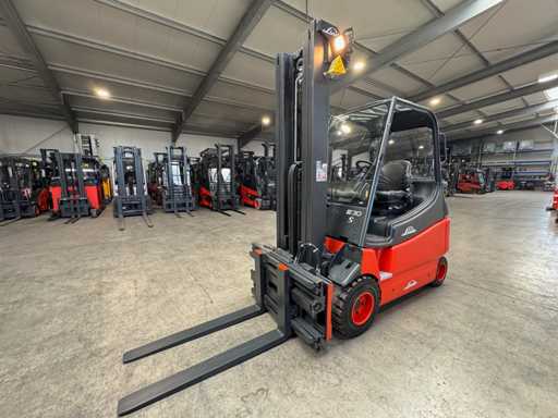 2009 Service + UVV 07/2026 Linde E30S Triplex 600cm 3e + 4e Klep Elektrische Vorkheftruck