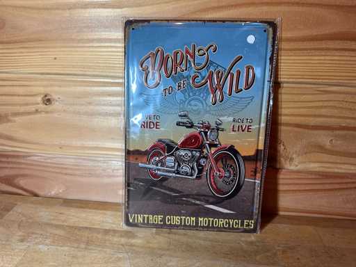 - Born to be wild - Mancave decoratie