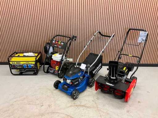 Machines de jardin et de parc « inutilisées »
