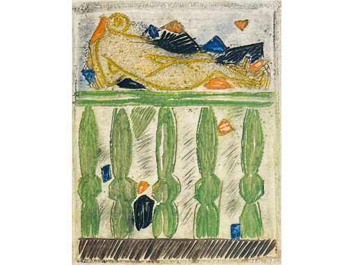 Bernard Louttre - colour etching EA 1/5