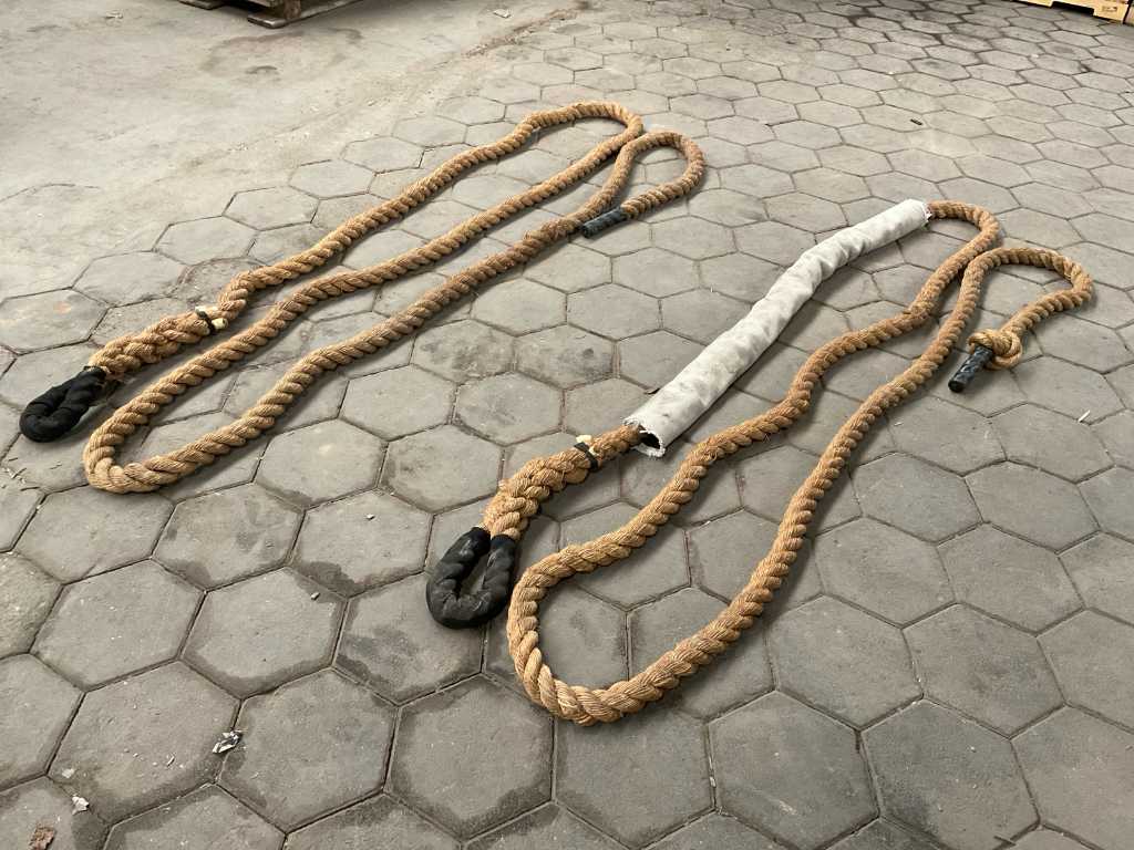 Tow rope with loop set