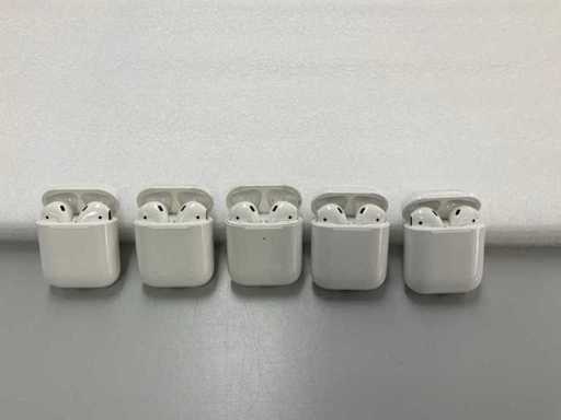 Apple - AirPods 2 z etui na ładowanie (5x)