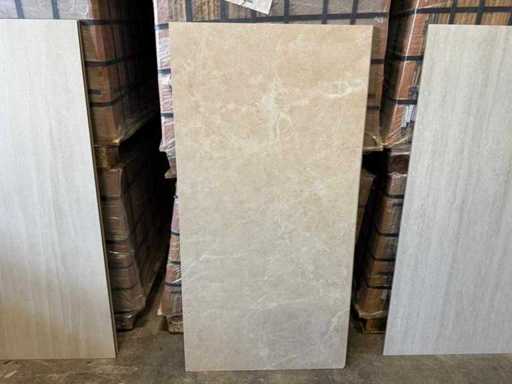 48,96 m2 Marmerlook Beige tegel 60x120