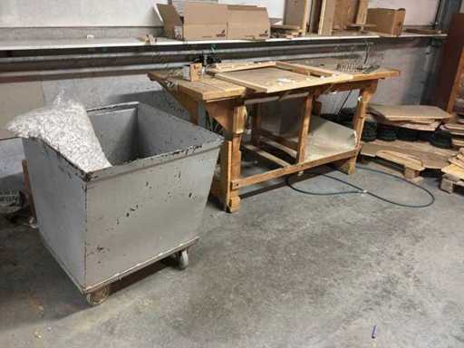 Werkbank hout met pneumatische klemming