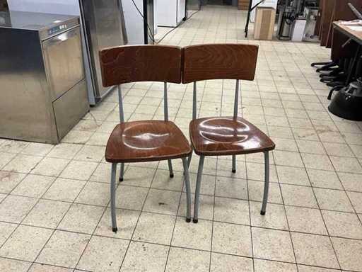 Satelliet Arredo Kantinestoelen (2x)