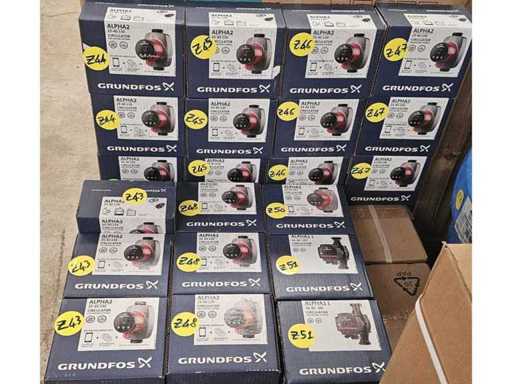 Circulateurs GRUNDFOS ALPHA2 pour systèmes de chauffage et de climatisation - en stock 3 pièces