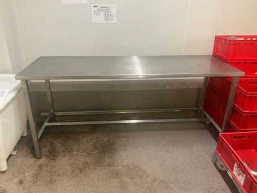 Stainless steel work table