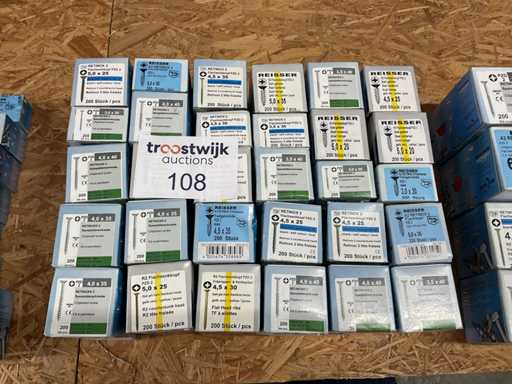 30 dozen spaanplaatschroeven