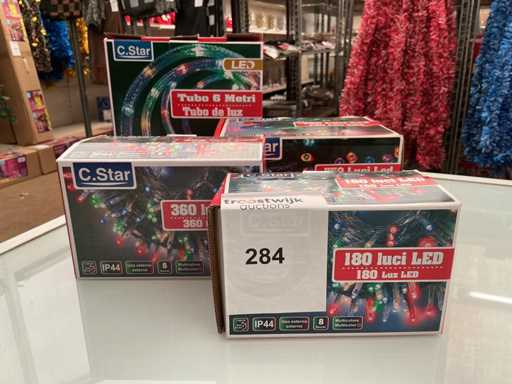 Weihnachten, Led-Dekoration. (4-fach)