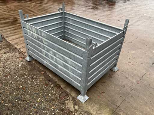 Contenitori impilati zincati