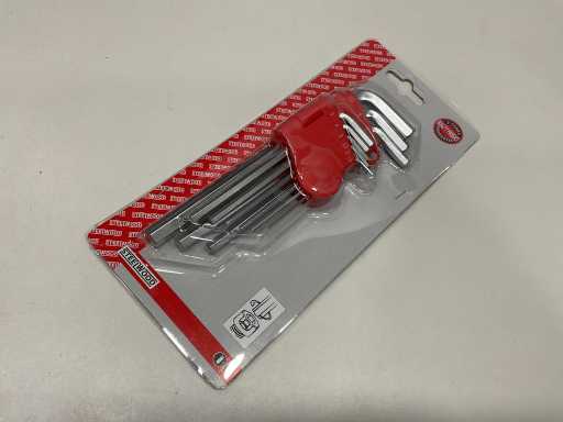 20 x Inbusschlüssel; 9 Stücke; 1,5–10 mm