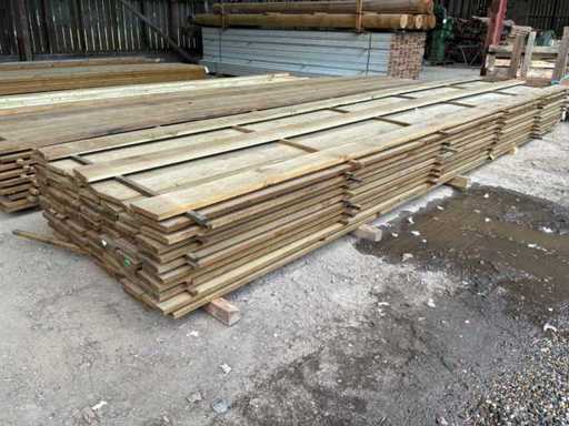 Wooden planks 5000x145x22mm (73x)