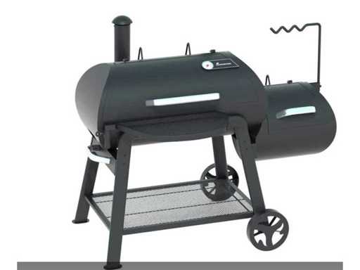 Landmann – Holzkohle-Raucher Vinsion 500 – Holzkohle-BBQ