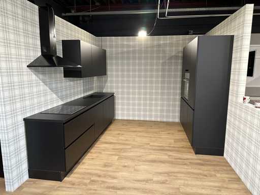 Nobilia Touch supermat zwart parallel keuken